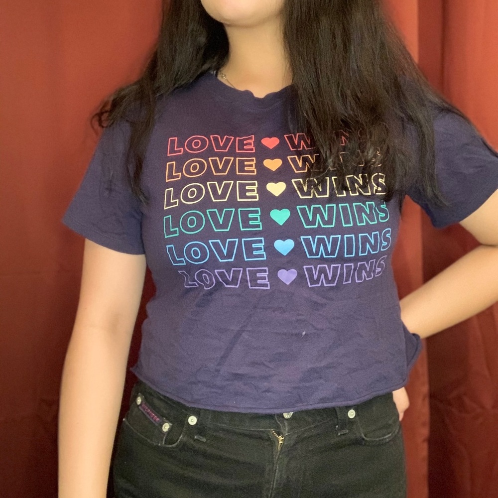 LOVE WINS tee shirt - Picture 2 of 4